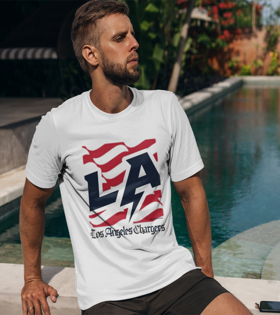 Los Angeles Chargers LA Football Bold Team Spirit T-Shirt
