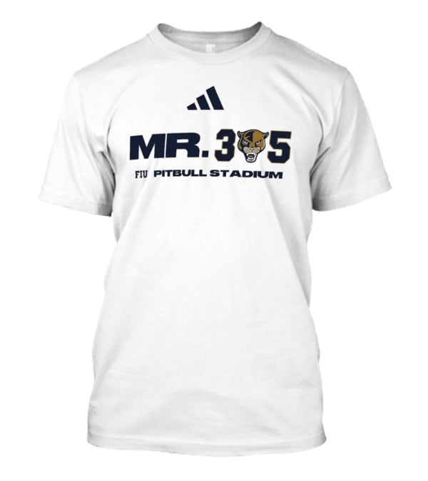 Adidas MR 305 FIU Pitbull Stadium Florida International University Panthers T-Shirt