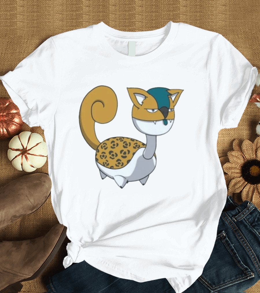 Jacksonville Jaguars Pokemon Fusion Cartoon T-Shirt