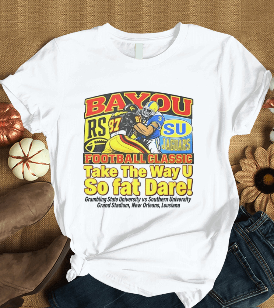 Bayou Classic Football Grambling State Vs Southern University Grand Stadium New Orleans T-Shirt