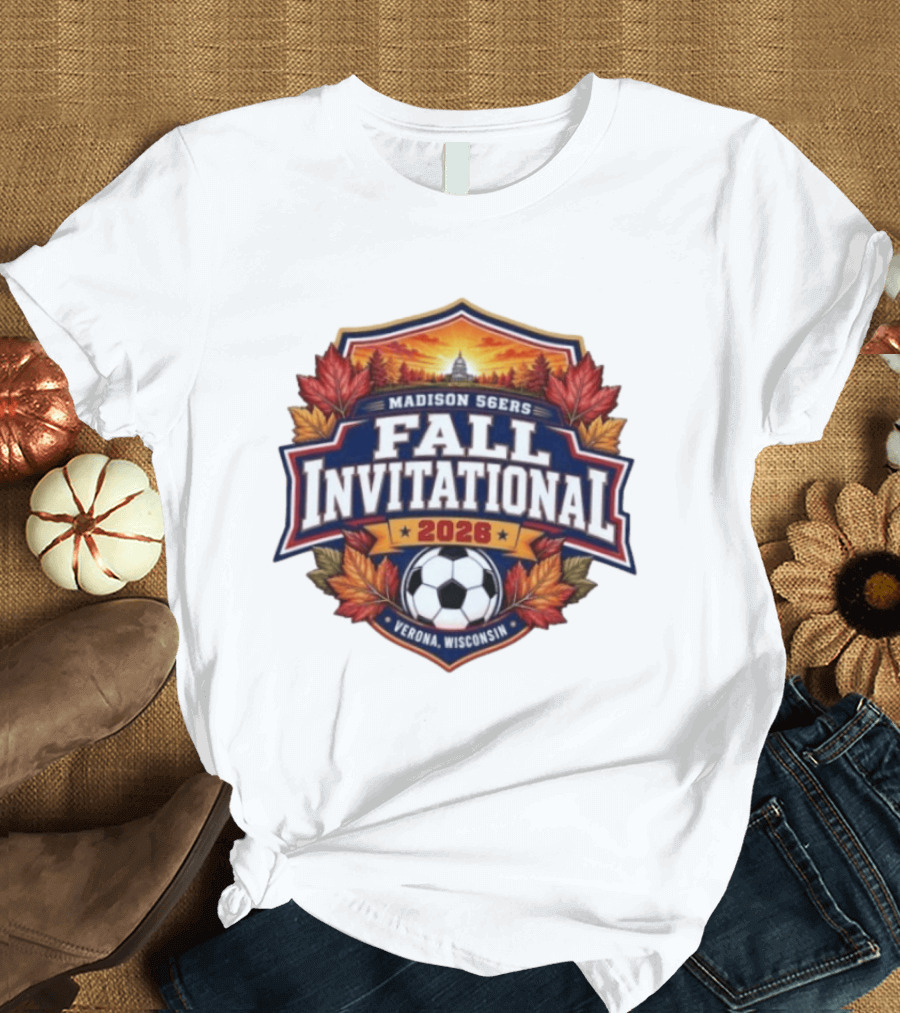 Madison 56ers Fall Invitational 2026 Verona Wisconsin Soccer Event T-Shirt