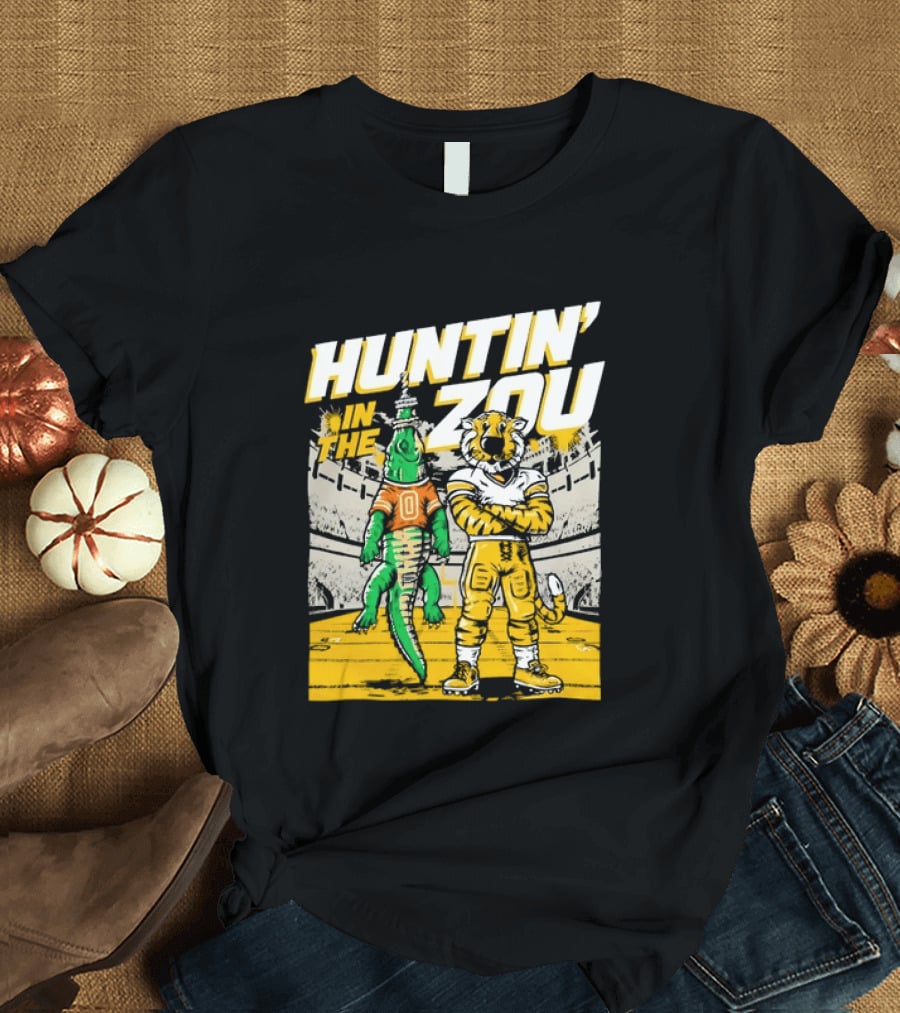 Huntin' In The Zou Missouri Tigers Stadium Rivalry T-Shirt