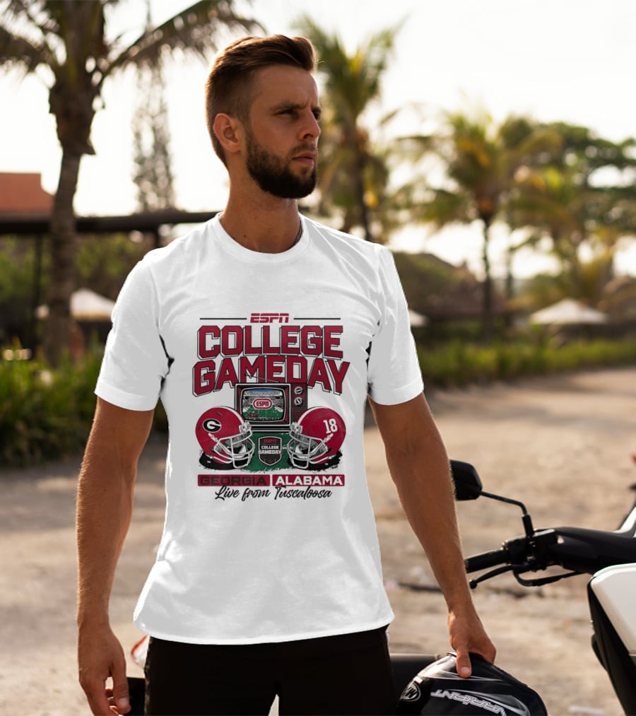 ESPN College GameDay Georgia Alabama Live From Tuscaloosa T-Shirt