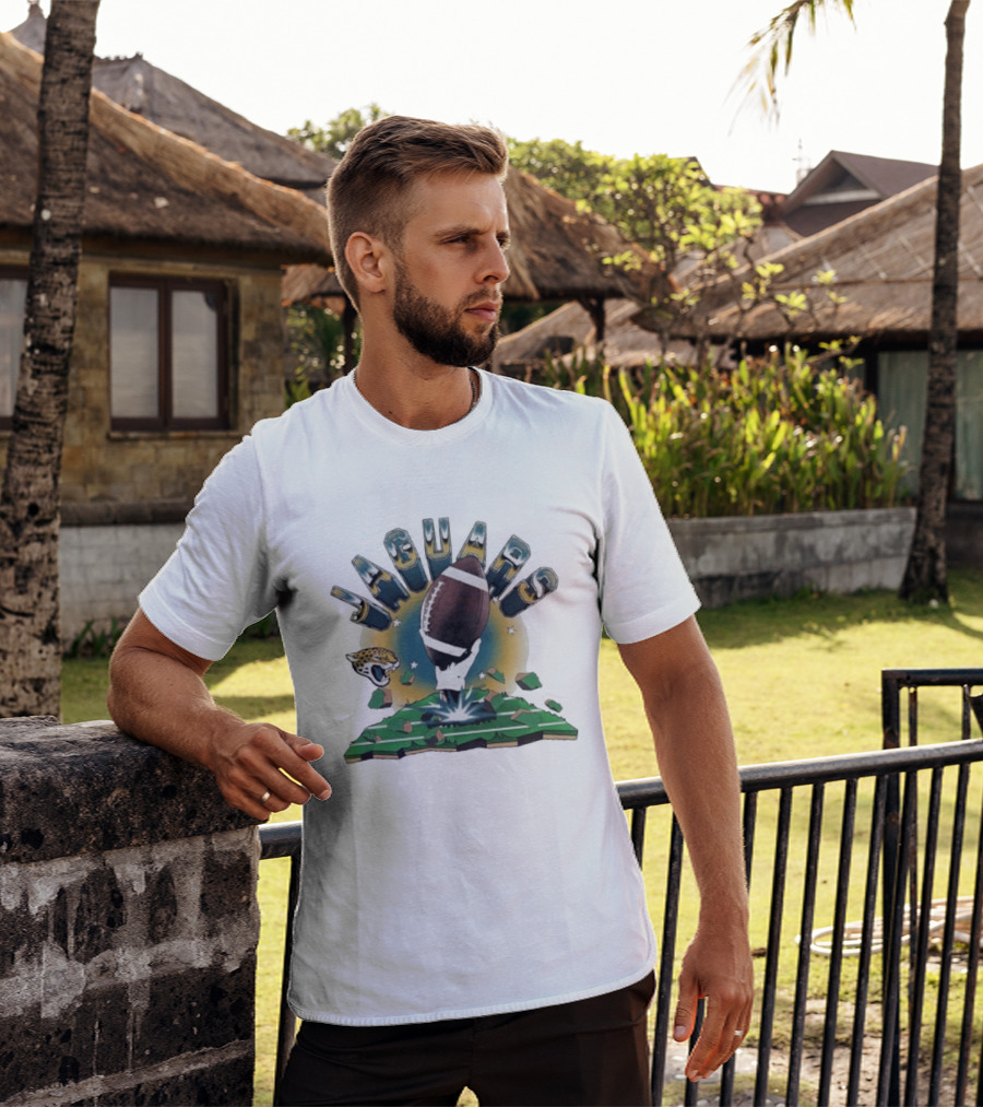 Jaguars Football 2026 Explode Clubhouse Jacksonville T-Shirt