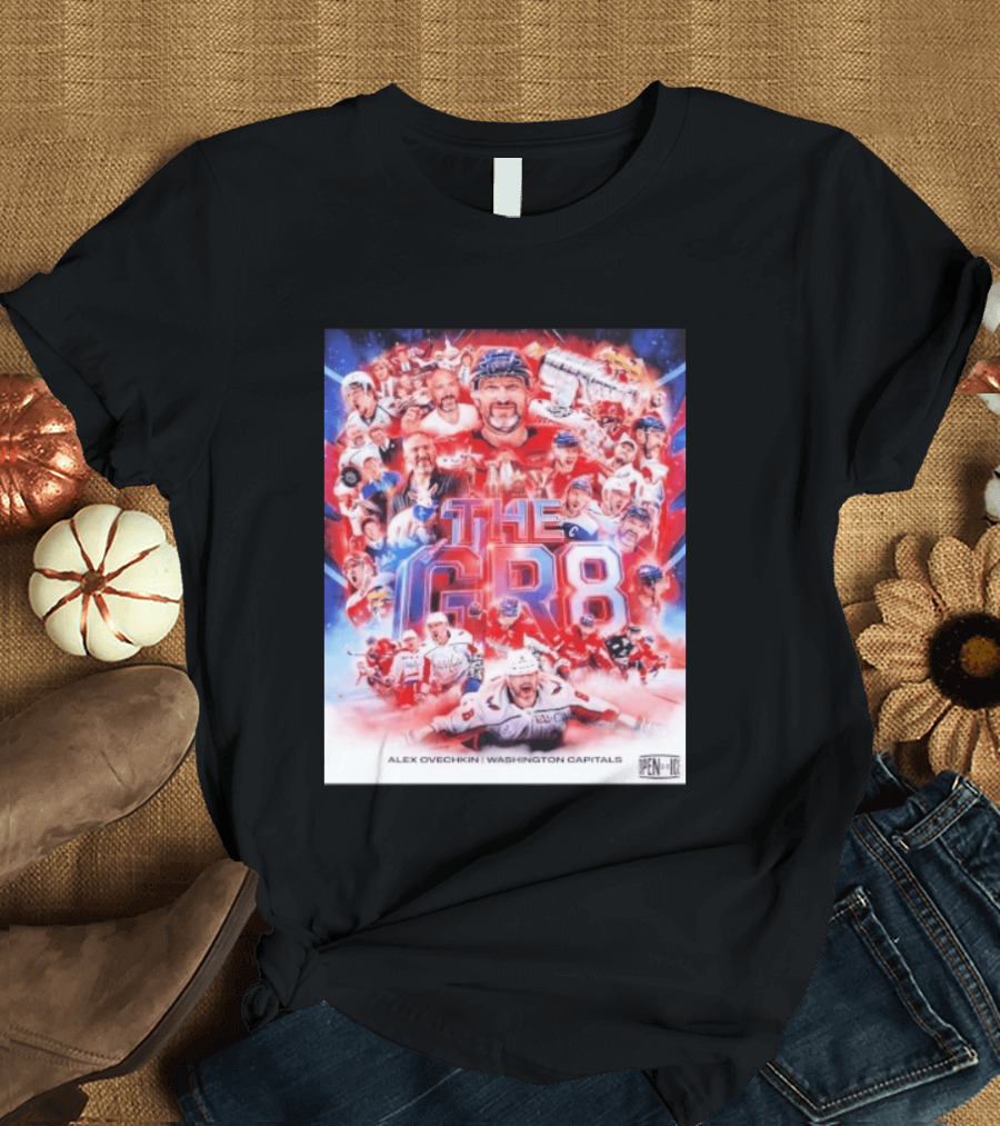 Alex Ovechkin The Gr8 Washington Capitals Open Ice Champions T-Shirt