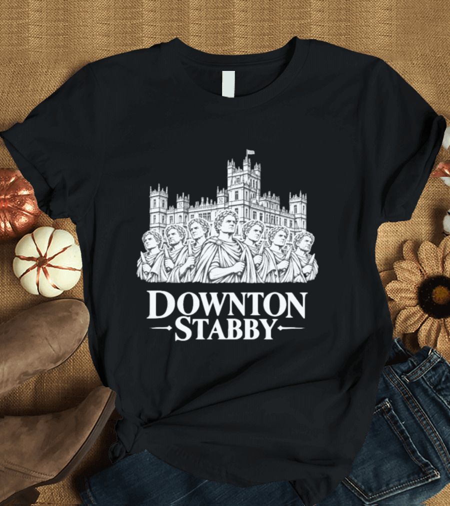 Roman Downton Stabby Julius Caesar Assassins Ancient Rome T-Shirt