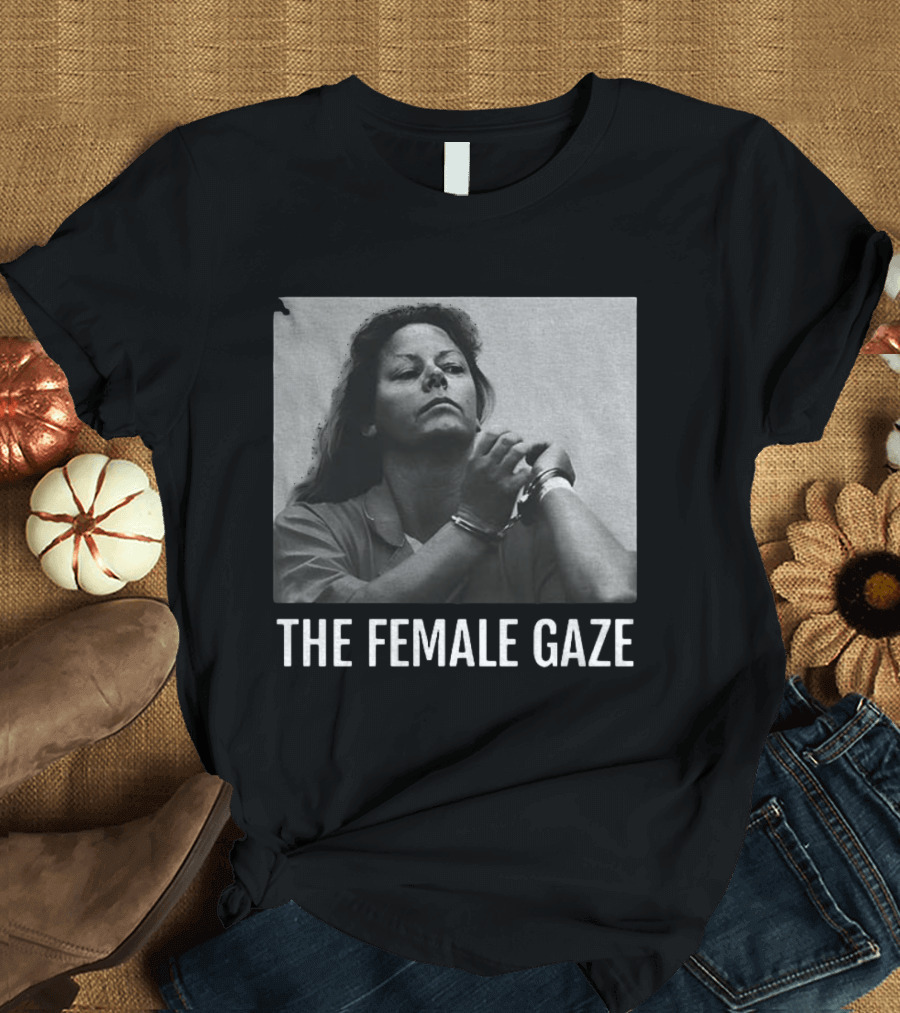 The Female Gaze Aileen Wuornos Handcuffed Monochrome T-Shirt