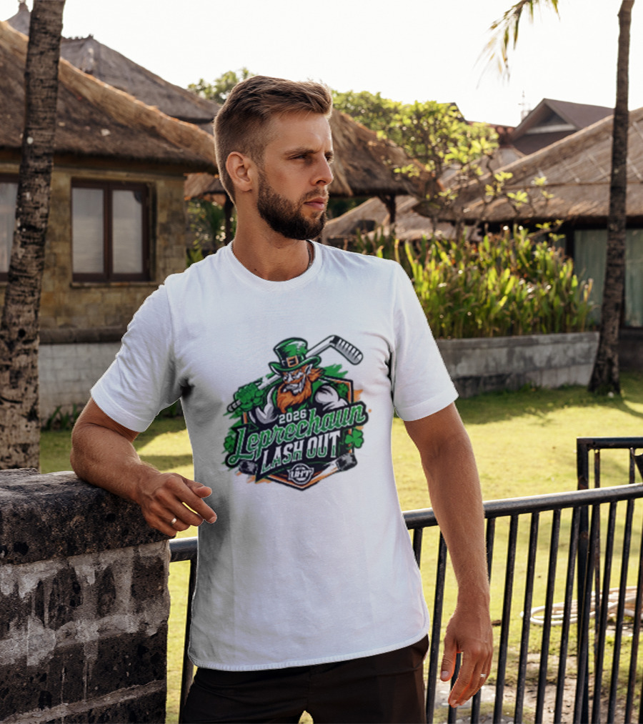2026 Leprechaun Lash Out Hockey Logo Irish Hockey Players T-Shirt