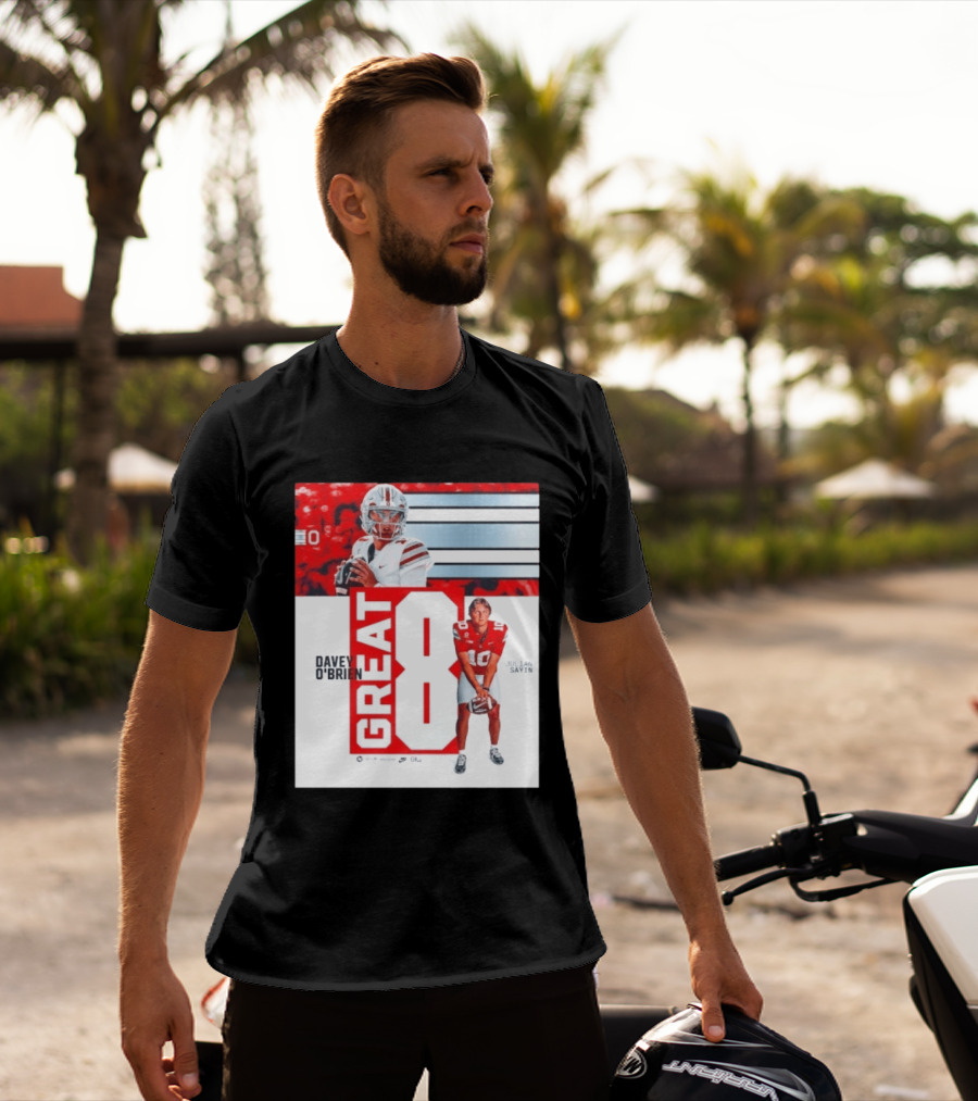 Ohio State Buckeyes Great 8 Julian Sayin Davey O'Brien Award T-Shirt
