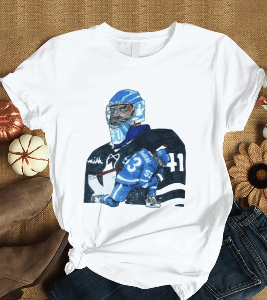 Cowan 53 Toronto Hockey Game 2 BrianBeLeafs Goalie Art 41 T-Shirt