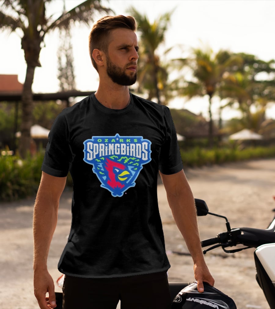 Ozarks Springbirds Baseball Cardinal Iconic Team T-Shirt