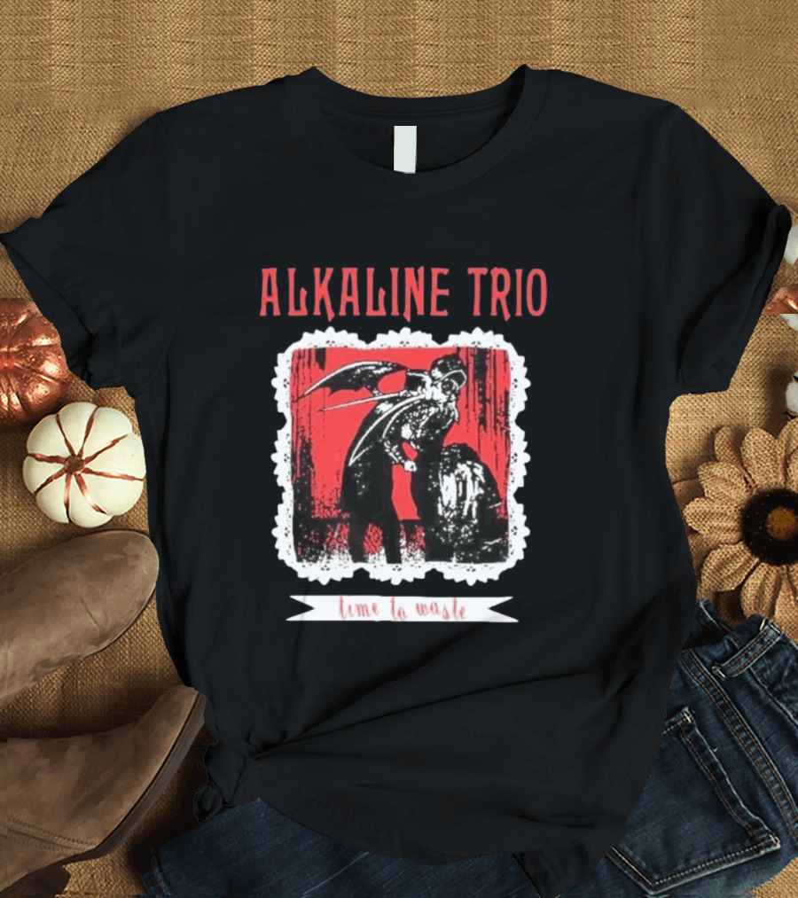 Alkaline Trio Time To Waste Punk Rock Band Album T-Shirt