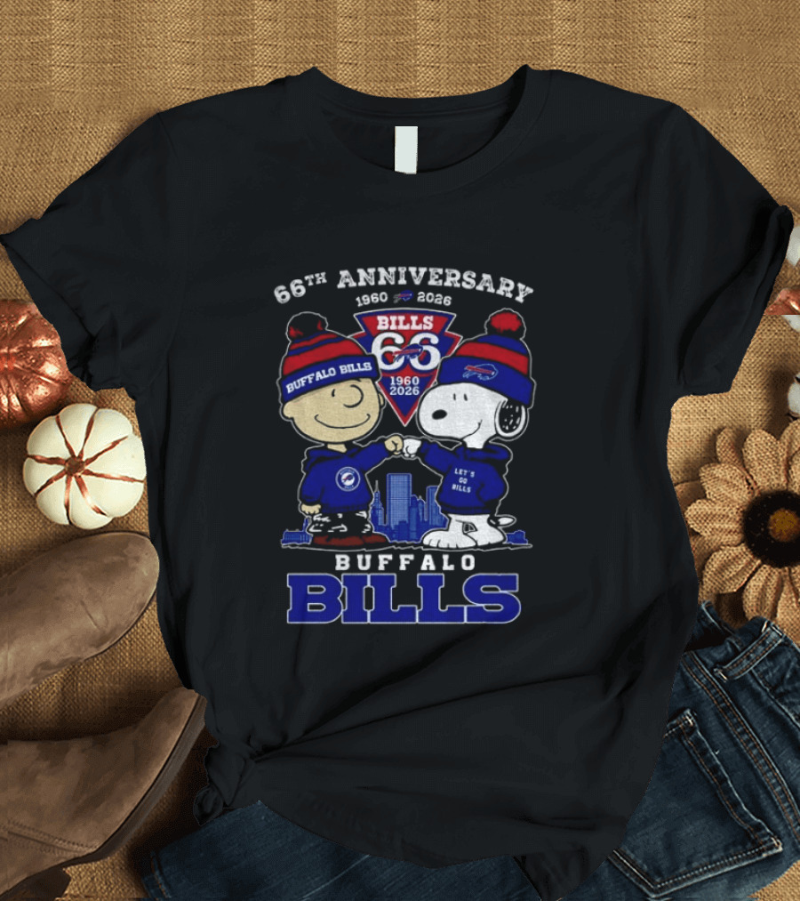 Buffalo Bills 66th Anniversary 1960 2026 Thank You For The Memories T-Shirt