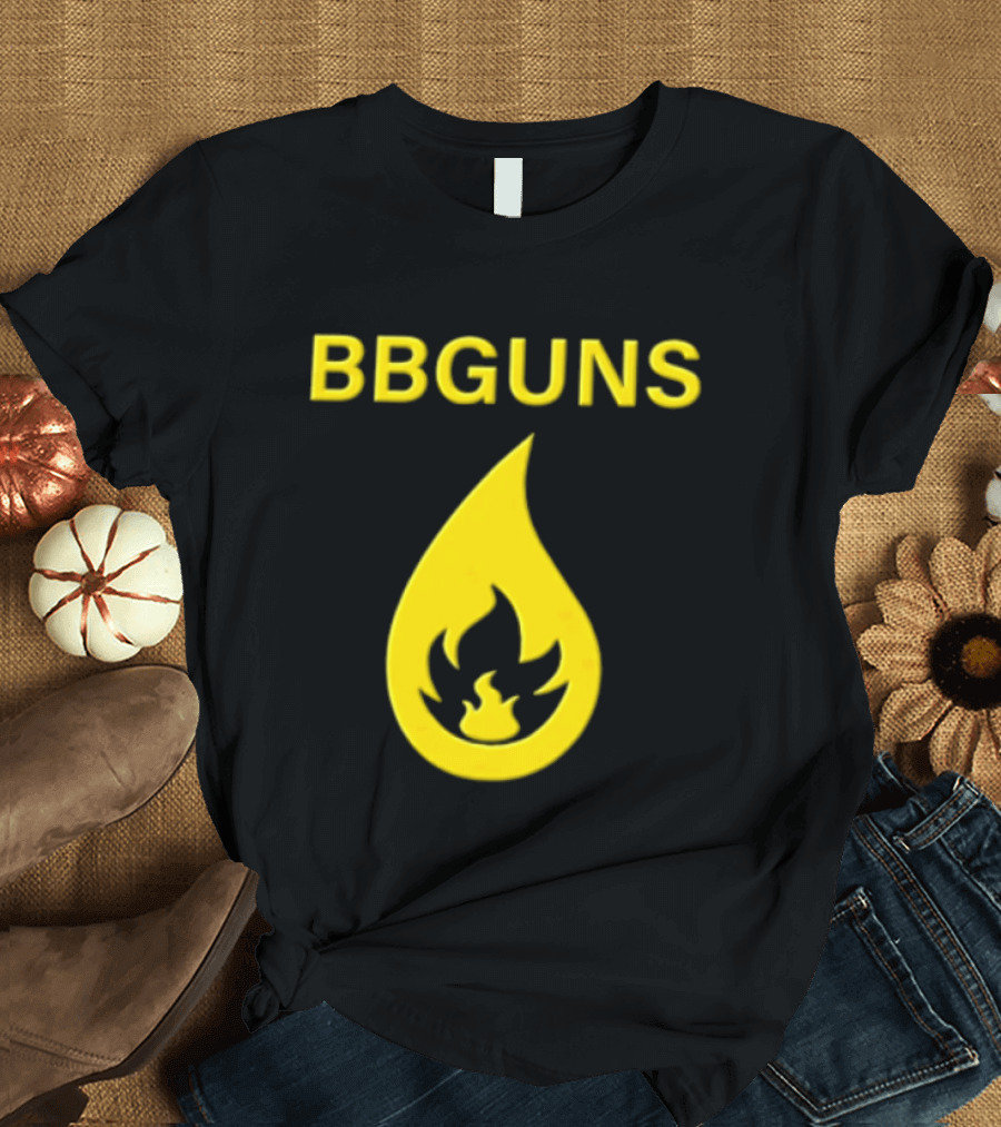 BBGUNS Yellow Flame T-Shirt