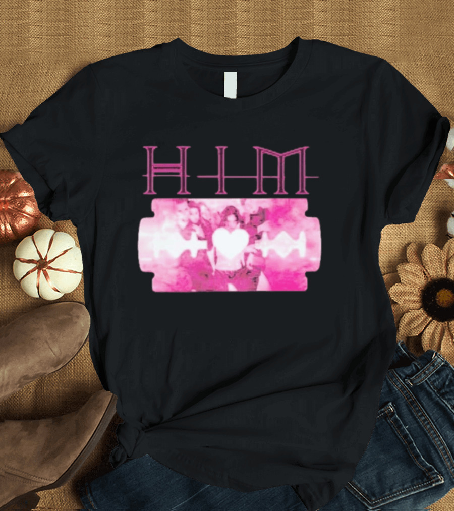 HIM Band Heartagram Razorblade Romance Ville Valo T-Shirt
