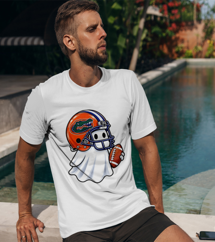 Florida Gators Football Ghost Halloween Fan Gear T-Shirt