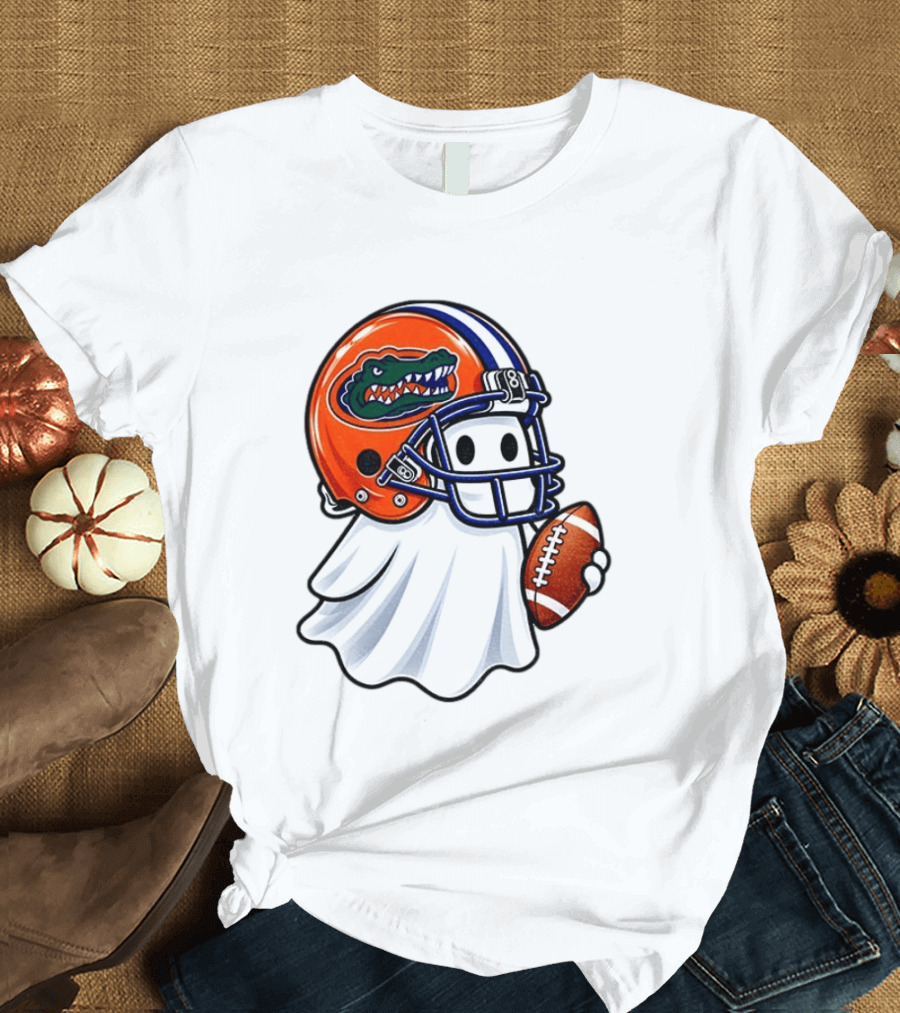 Florida Gators Football Ghost Halloween Fan Gear T-Shirt