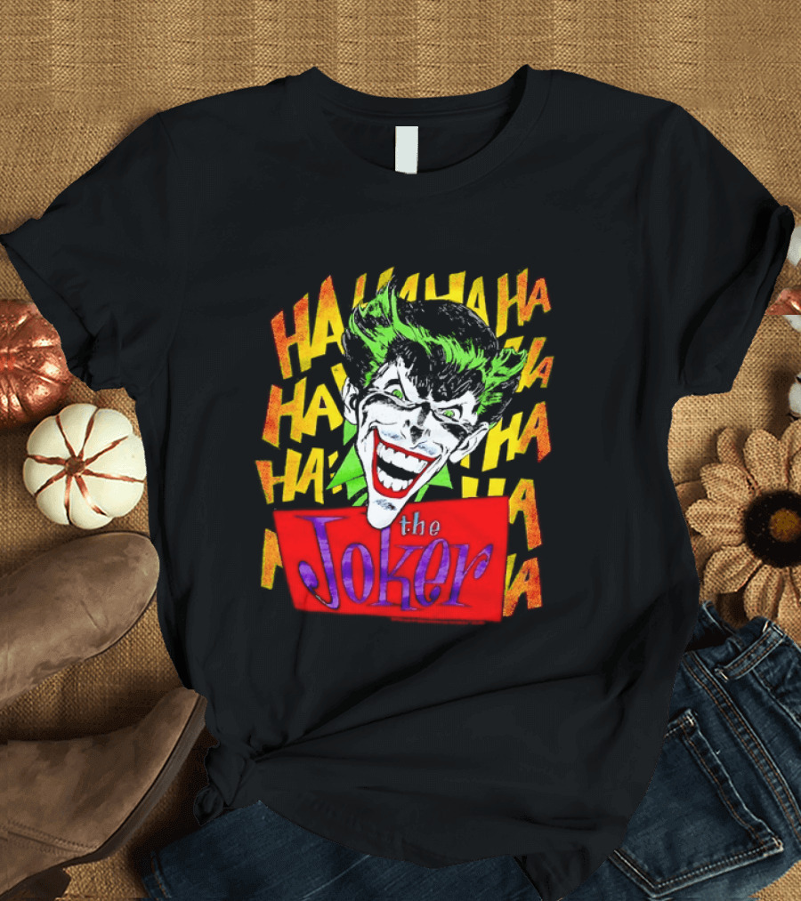 The Joker Ha Ha Ha Comic Laughing Face T-Shirt