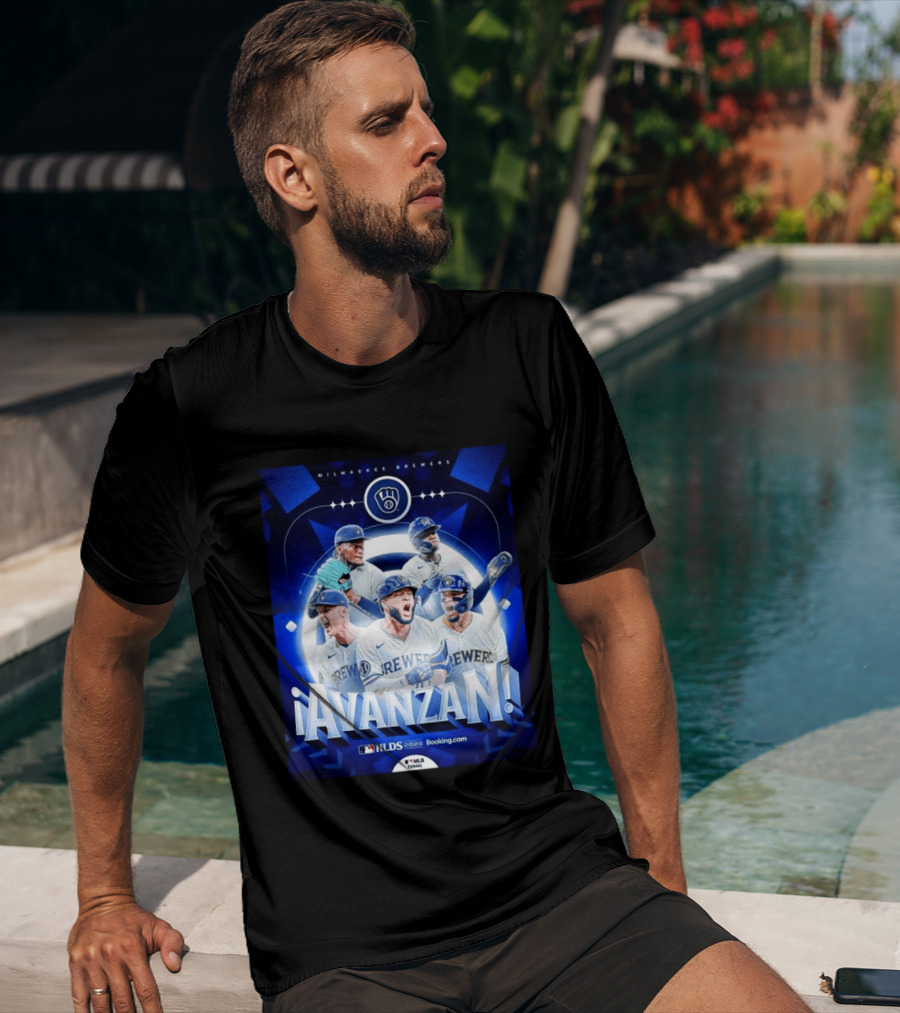 Milwaukee Brewers NLDS 2026 Avanzan MLB Playoffs Celebration T-Shirt