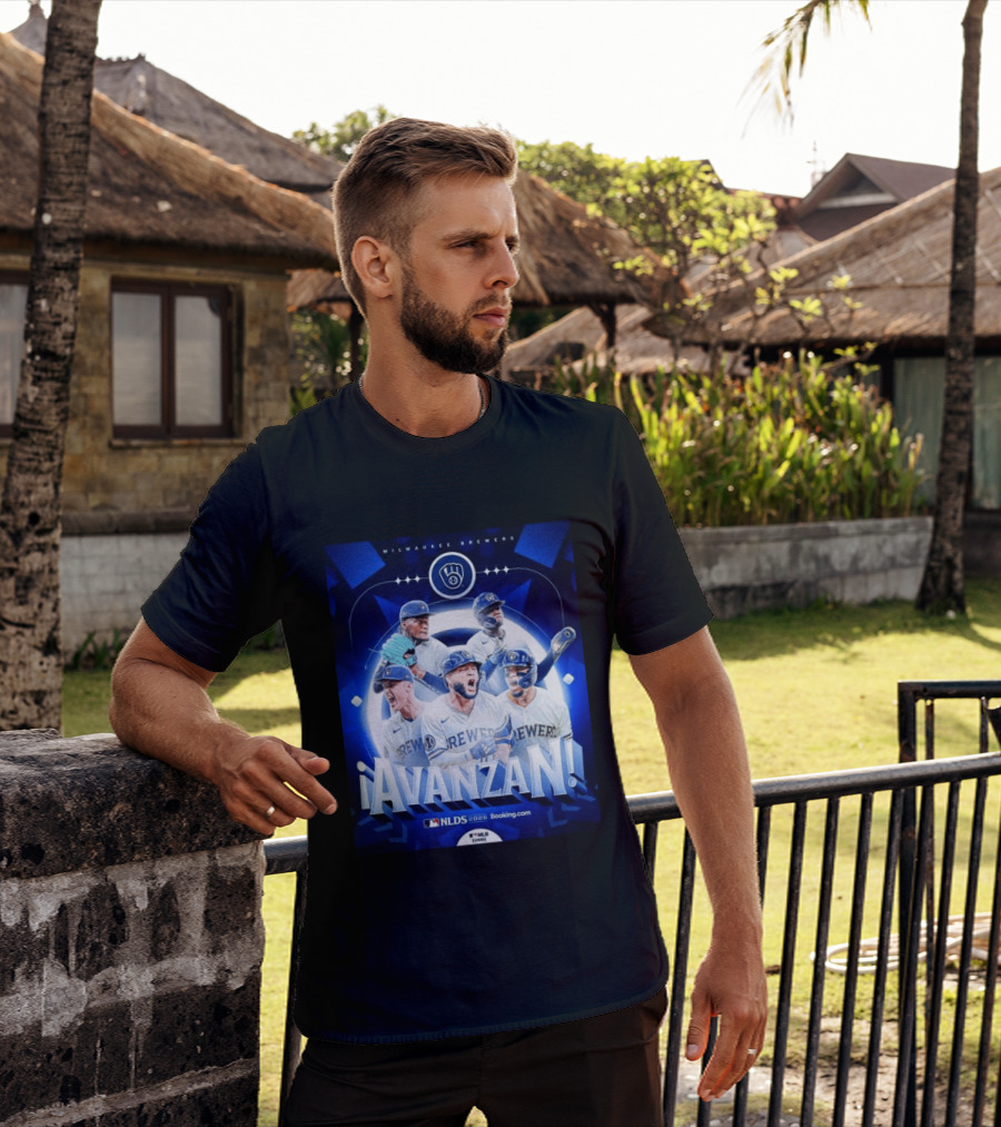 Milwaukee Brewers NLDS 2026 Avanzan MLB Playoffs Celebration T-Shirt