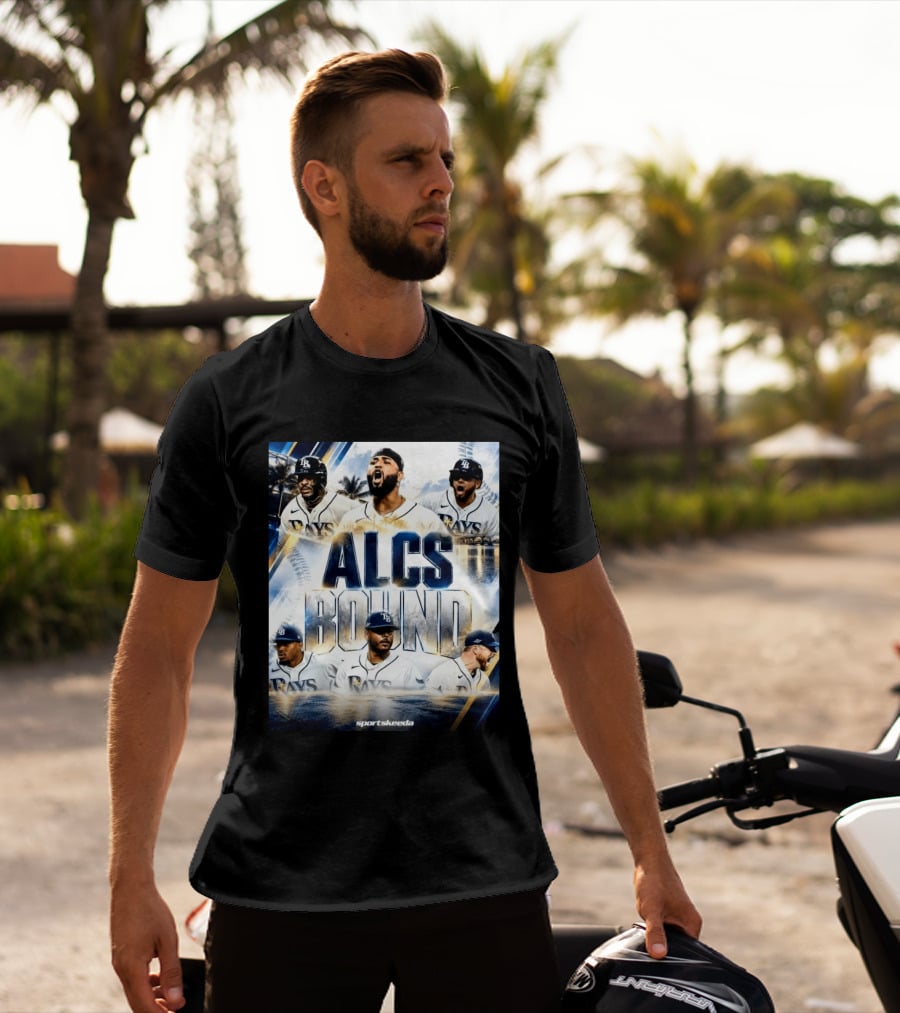 Tampa Bay Rays ALCS Bound Third Time Franchise History T-Shirt