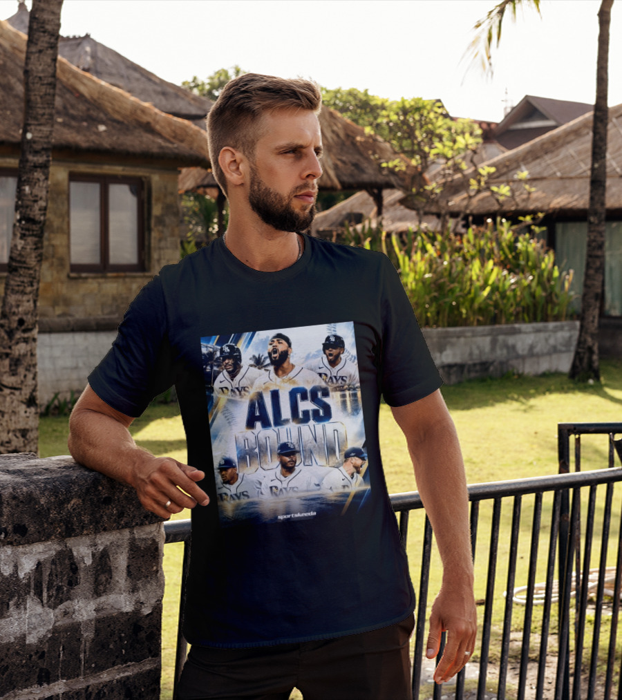 Tampa Bay Rays ALCS Bound Third Time Franchise History T-Shirt