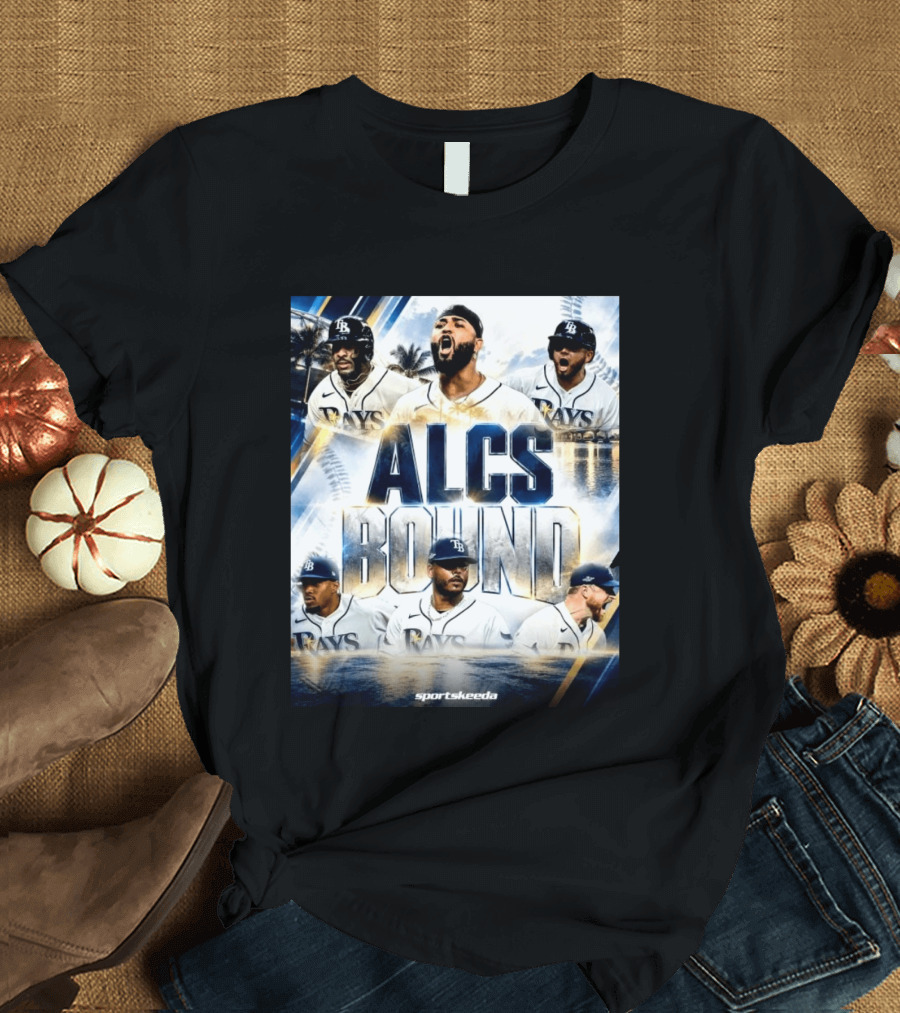 Tampa Bay Rays ALCS Bound Third Time Franchise History T-Shirt