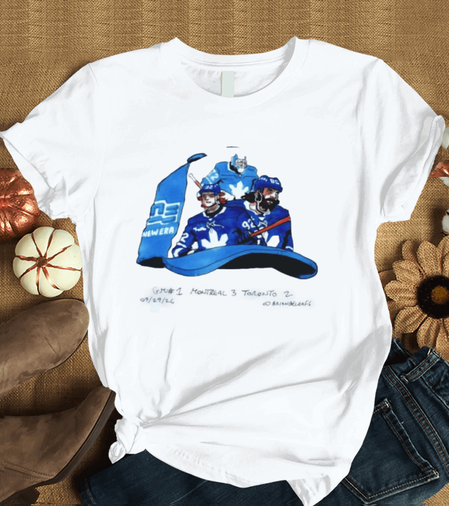 Montreal Vs Toronto Game 1 Hockey NHL New Era T-Shirt