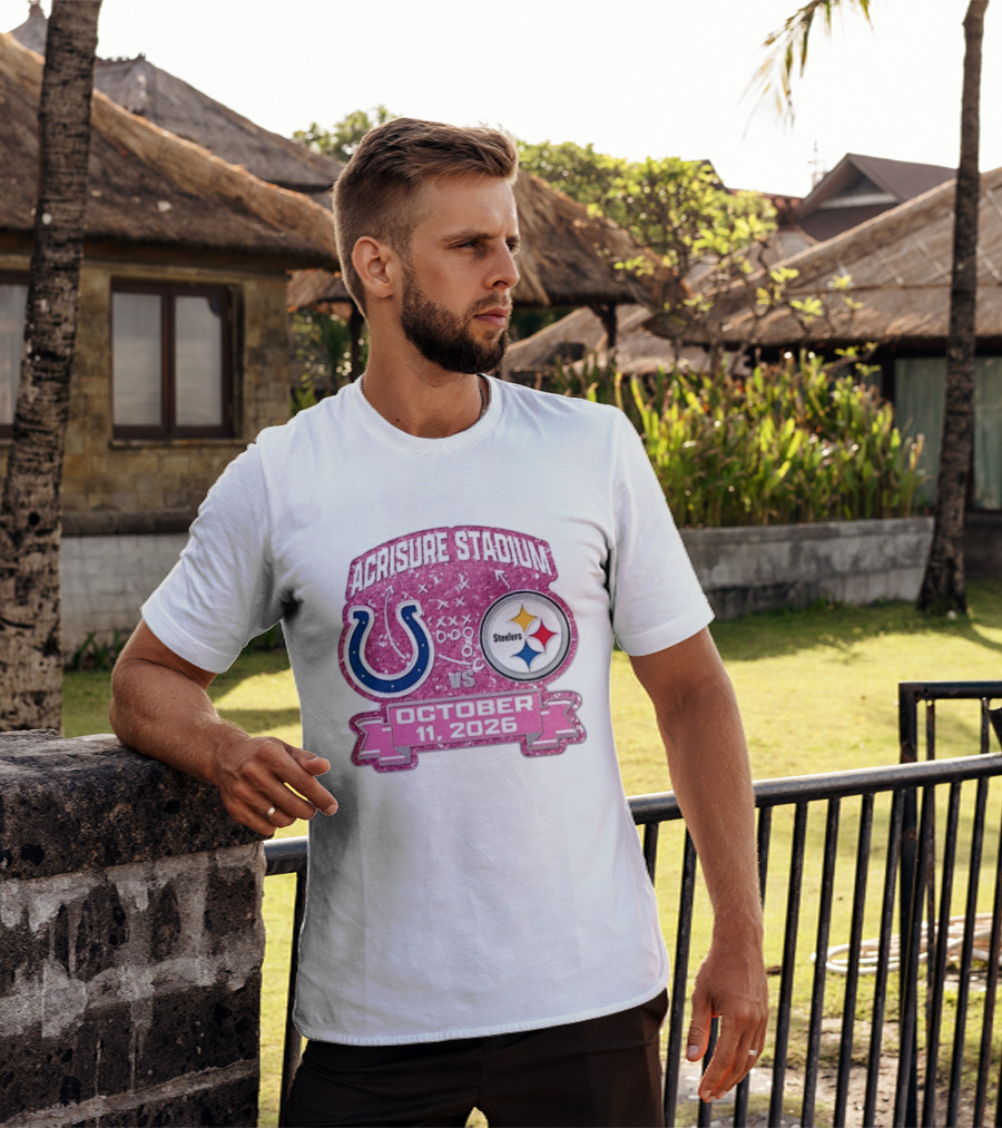 Acrisure Stadium Pittsburgh Steelers Vs Indianapolis Colts October 11 2026 T-Shirt