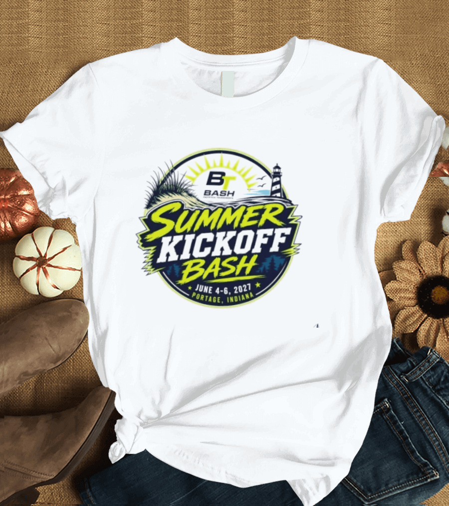 Portage Indiana Summer Kickoff Bash ET Bash Softball Event T-Shirt