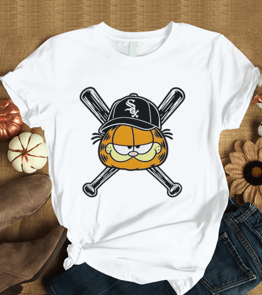 White Sox South Side Garfield Baseball T-Shirt