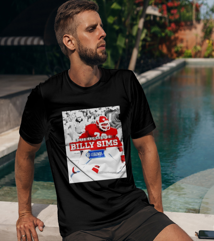 2026 SEC Legend Billy Sims Oklahoma Sooners Football T-Shirt