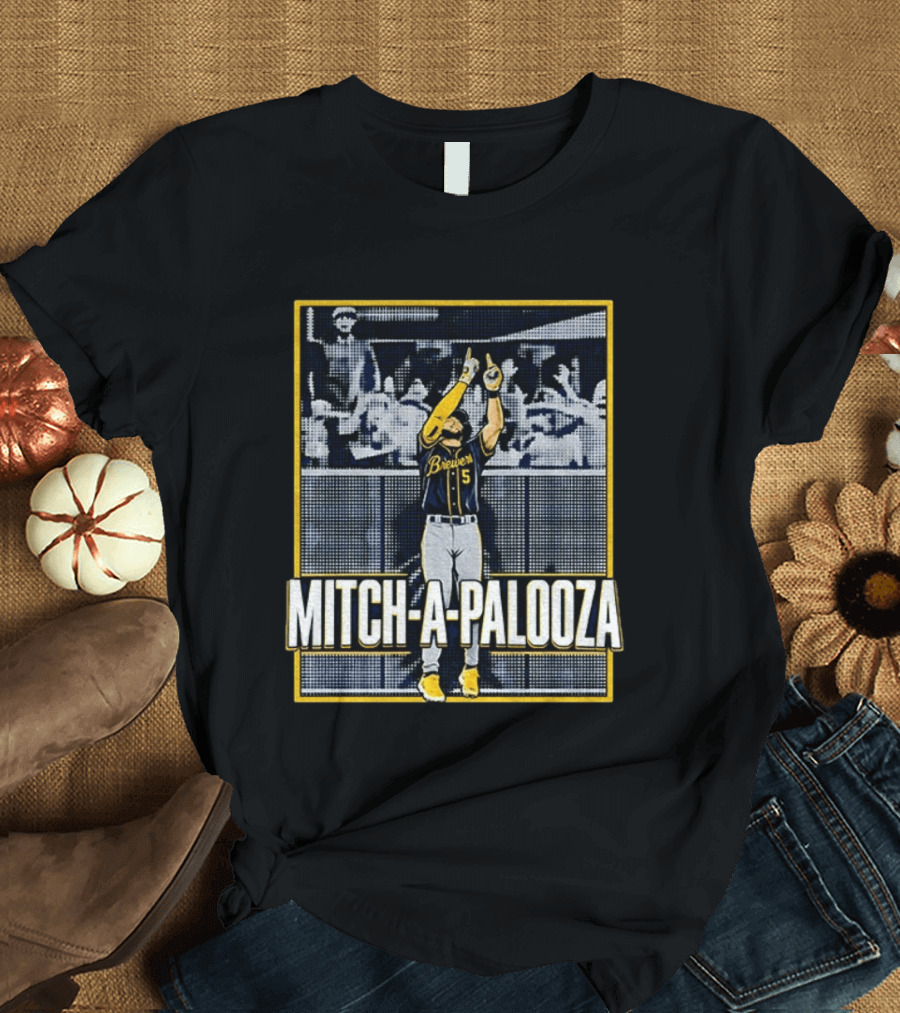 Mitch A Palooza Brewer Iconic Moment Celebration T-Shirt