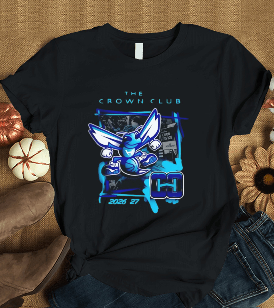 Charlotte Hornets The Crown Club 2026 27 Curb Service HH T-Shirt