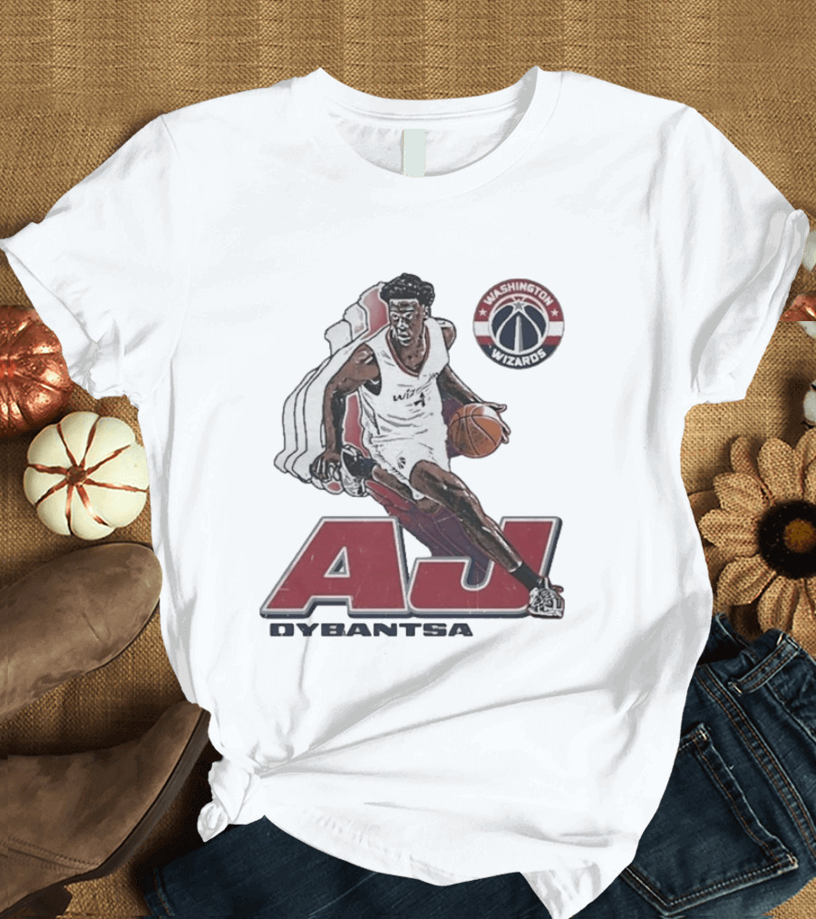 AJ Dybantsa Washington Wizards Basketball Star T-Shirt
