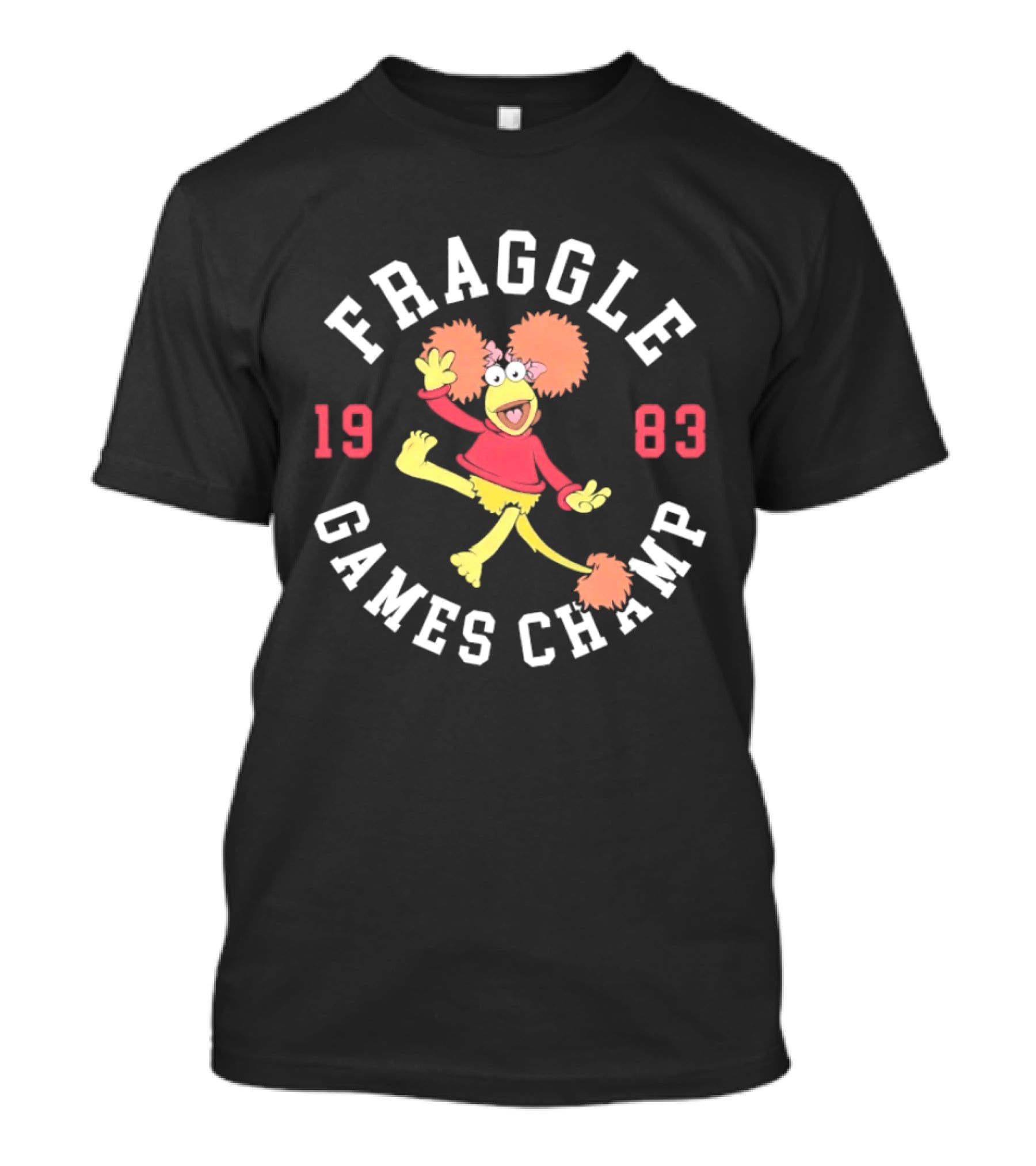 Red Fraggle Fraggle Rock 1983 Games Champ T-Shirt