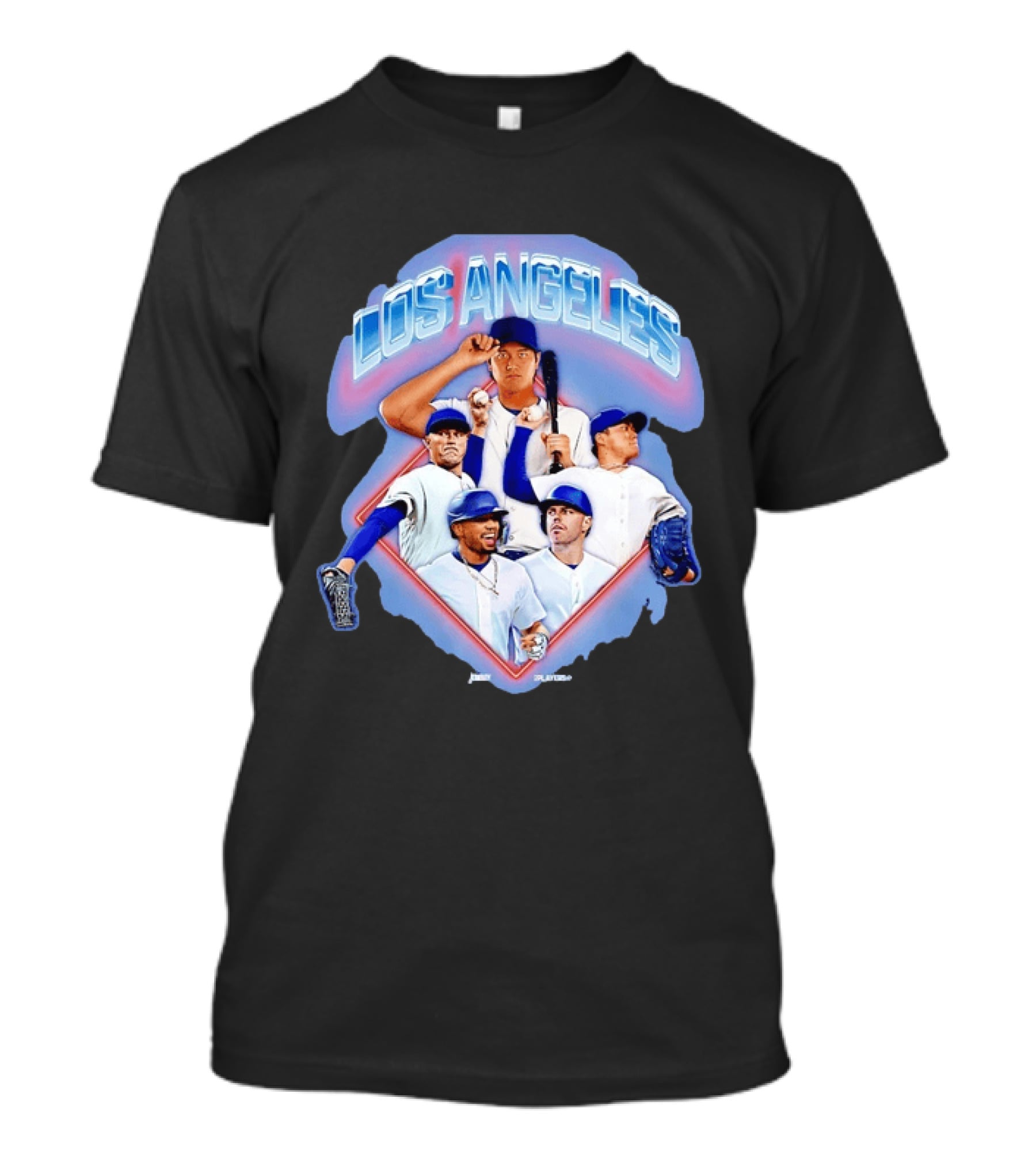 Los Angeles Dodgers Stars Shohei Ohtani Mookie Betts Number 17 50 Baseball Team Players T-Shirt