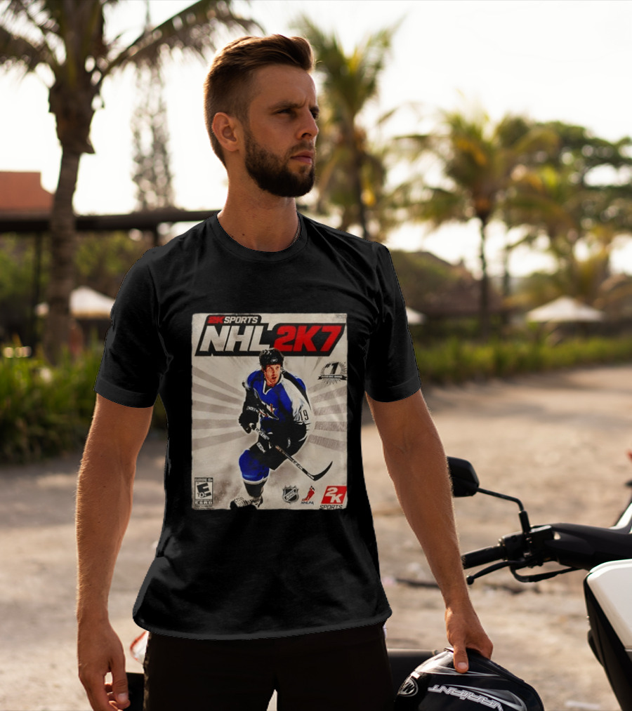 2K Sports NHL 2K7 Joe Thornton 19 Rated Number 1 NHL Game 2007 T-Shirt