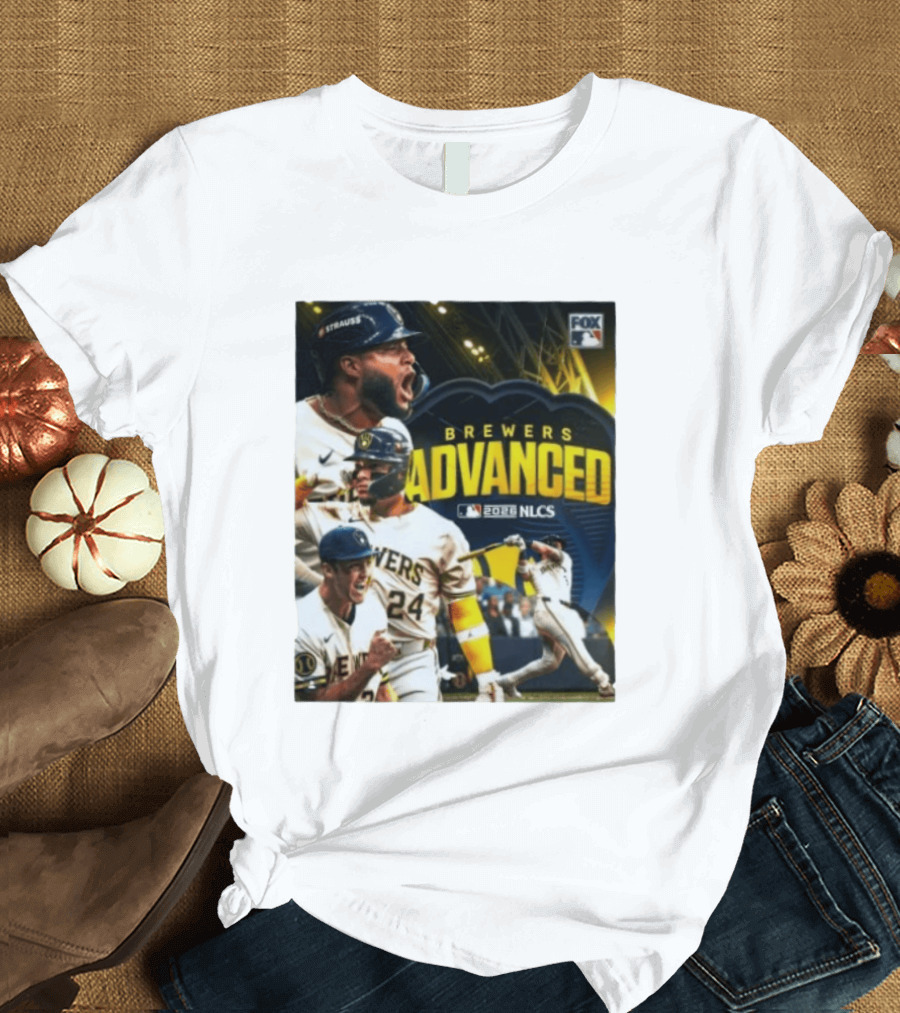 Brewers Advanced 2026 NLCS MLB Fox T-Shirt