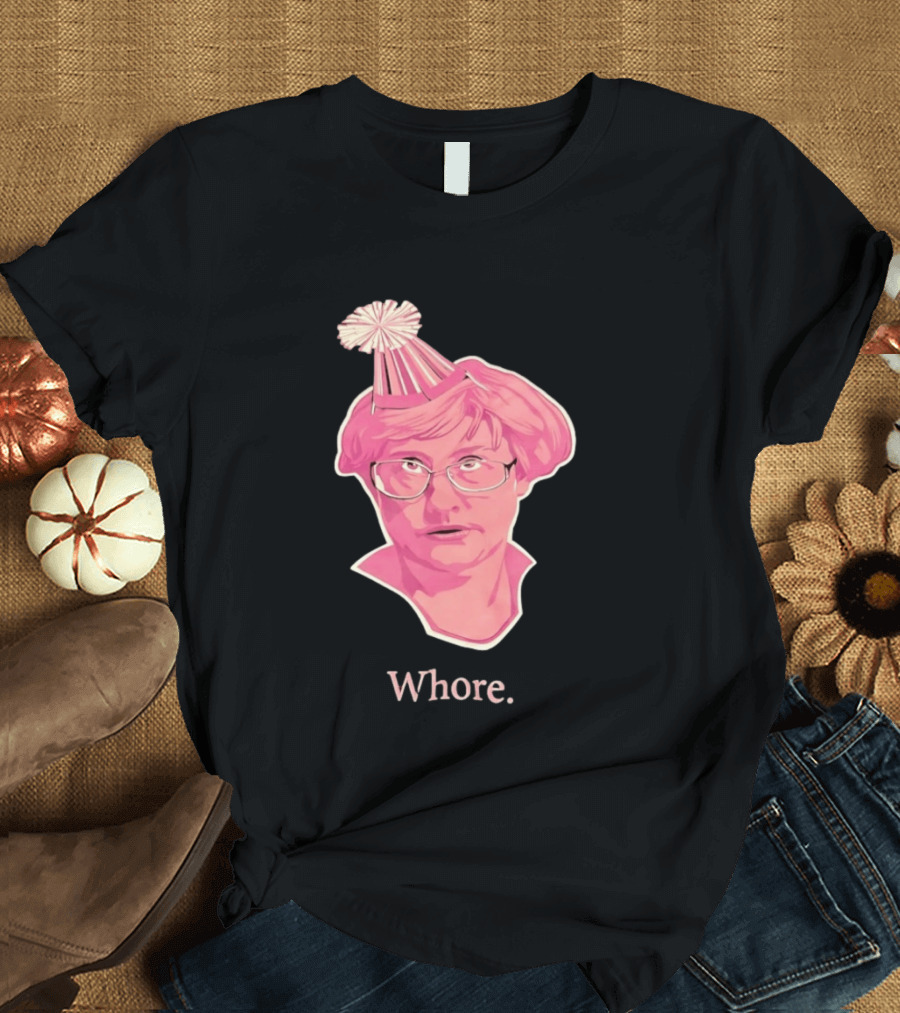 Paula Deen Party Hat Whore Meme Celebrity T-Shirt