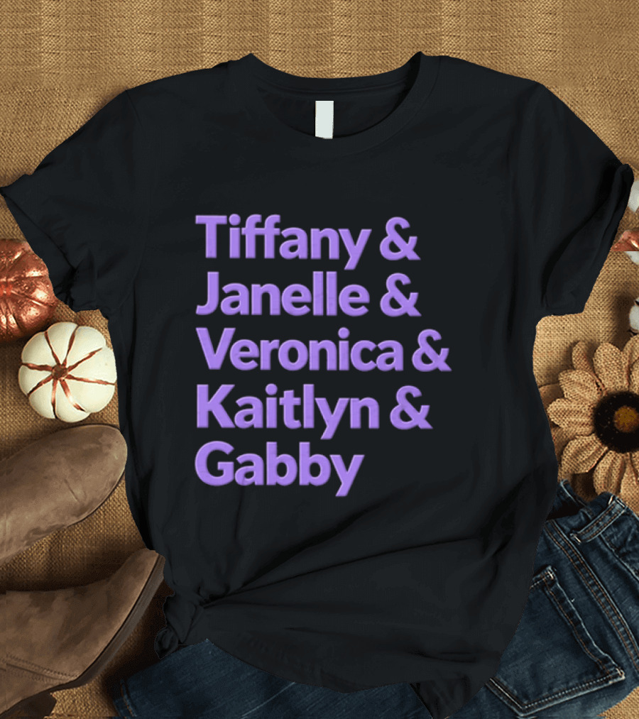 Tiffany Janelle Veronica Kaitlyn Gabby Golden State Valkyries WNBA T-Shirt