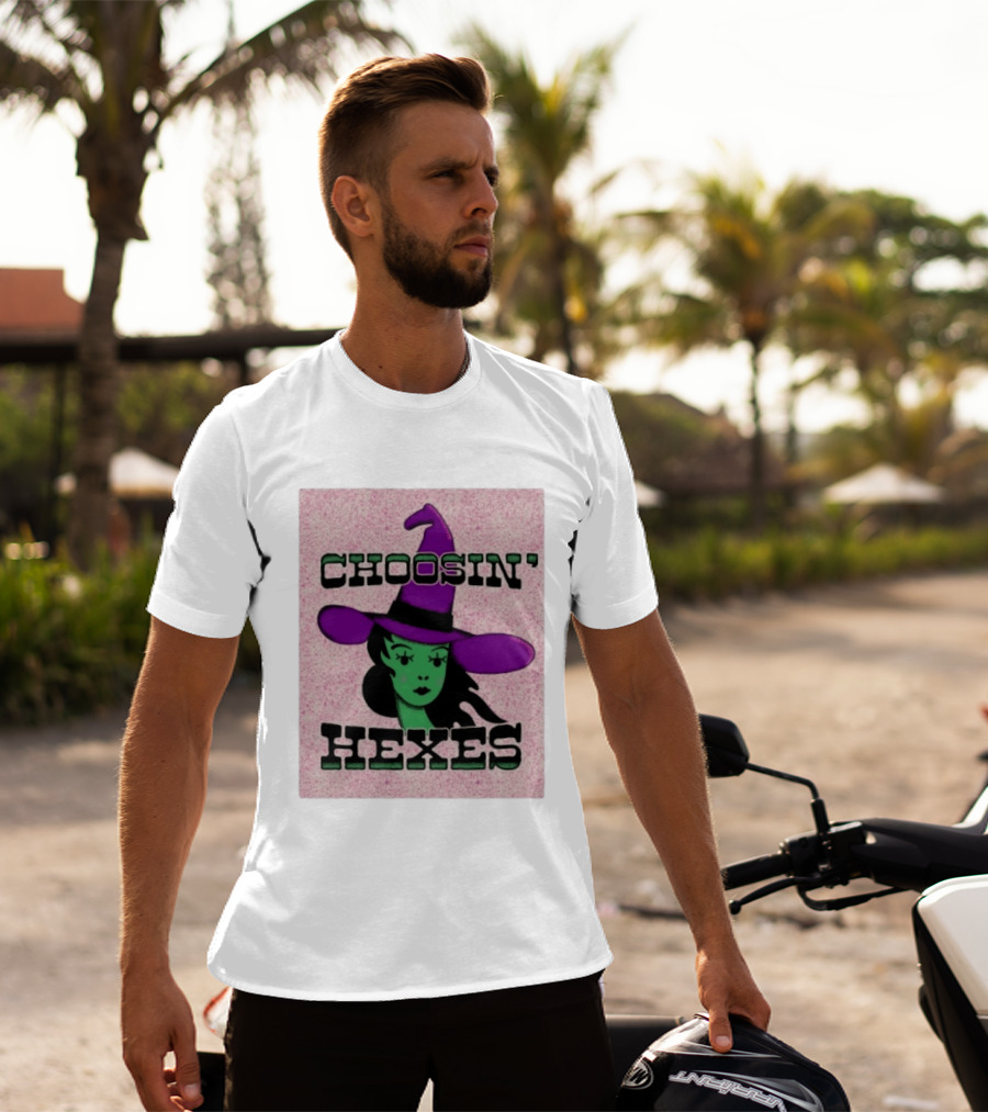 Choosin' Hexes Witch Halloween Magic Spooky T-Shirt