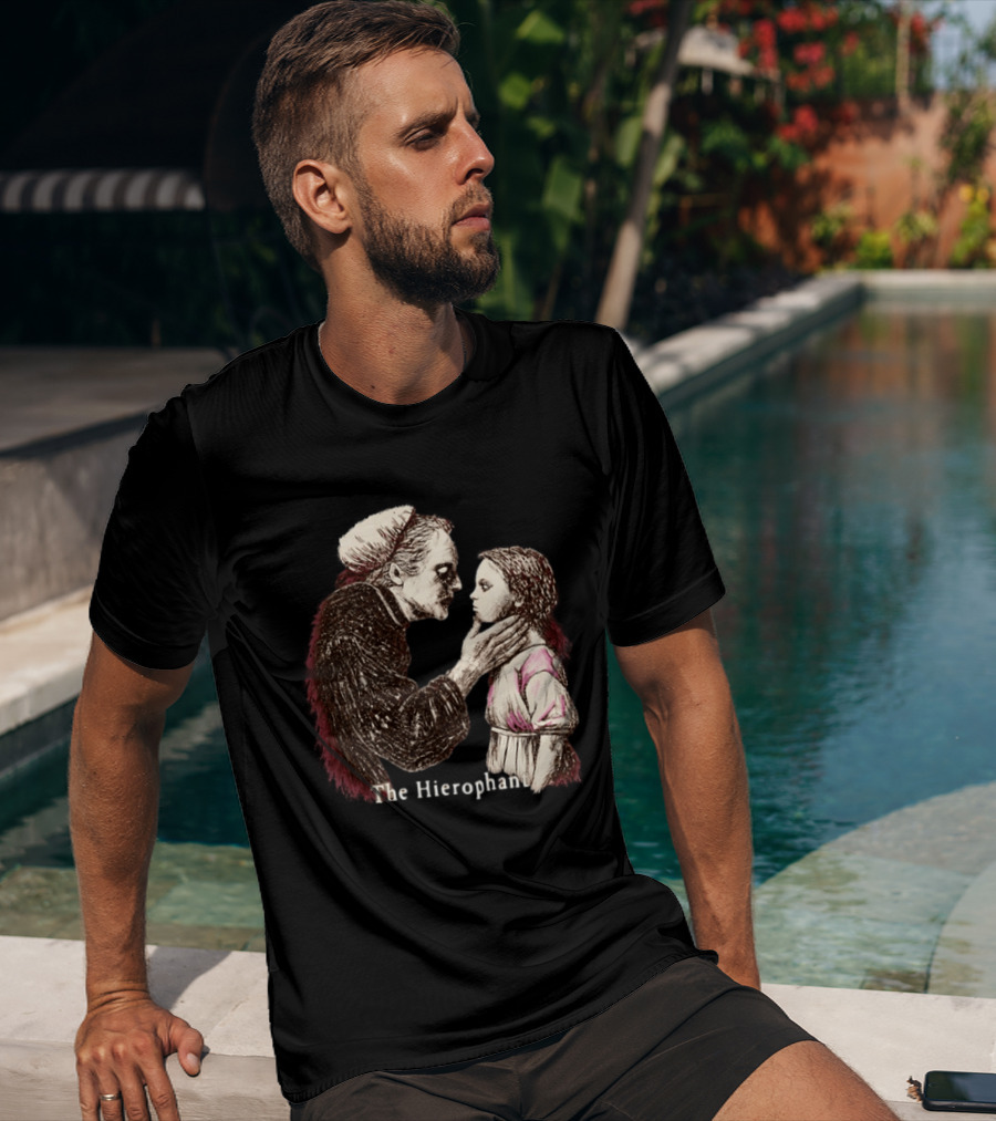 Hierophant Tarot Card Occult Esoteric Divination T-Shirt