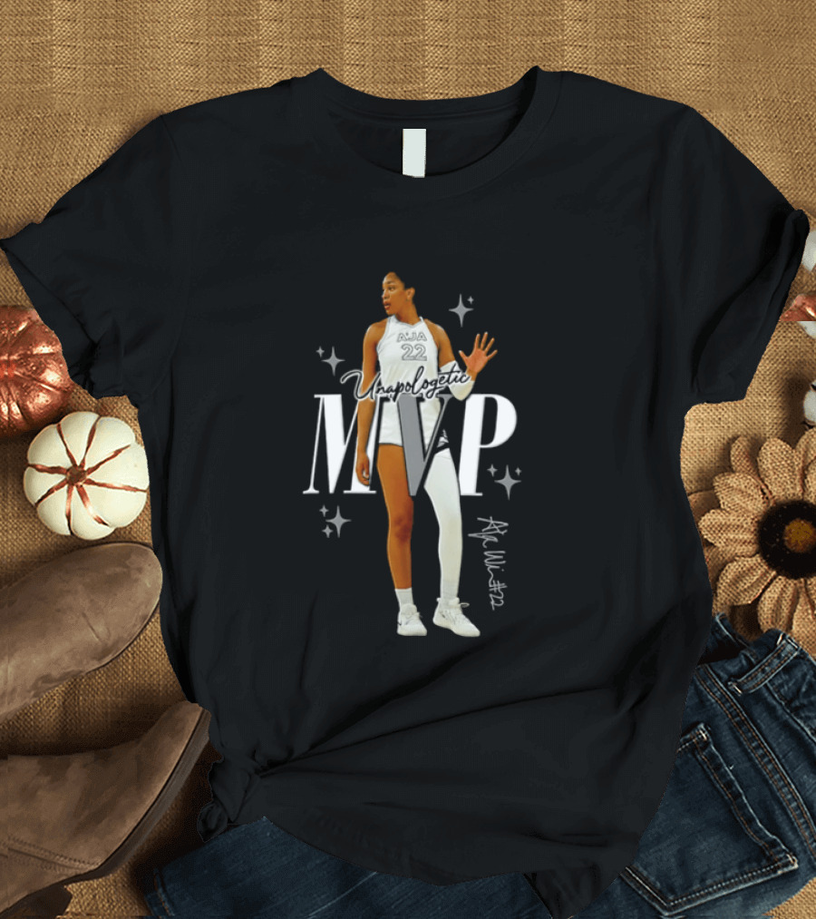 Unapologetic MVP Aja Wilson Las Vegas Aces WNBA T-Shirt