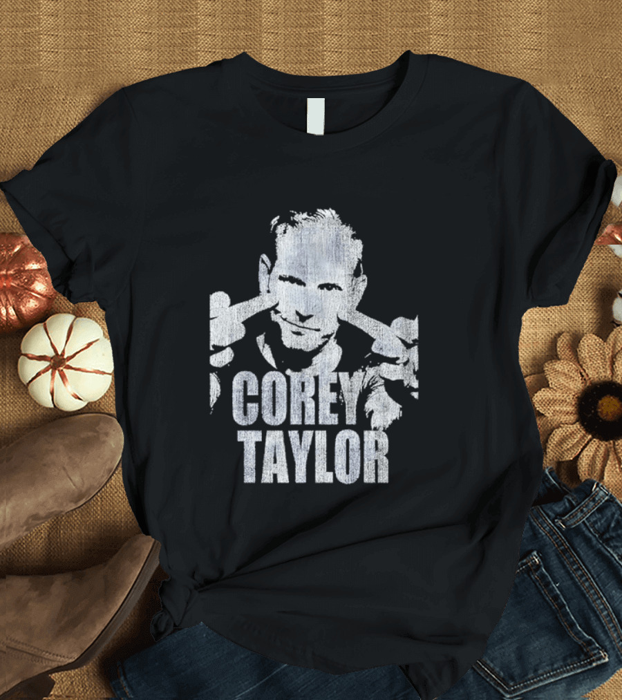 Corey Taylor Distressed Slipknot Masked Pose T-Shirt