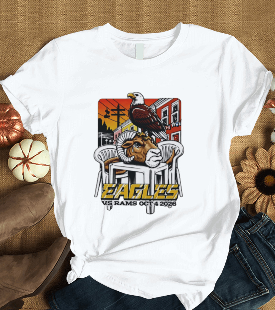 Eagles Vs Rams October 4 2026 Philadelphia Matchup T-Shirt