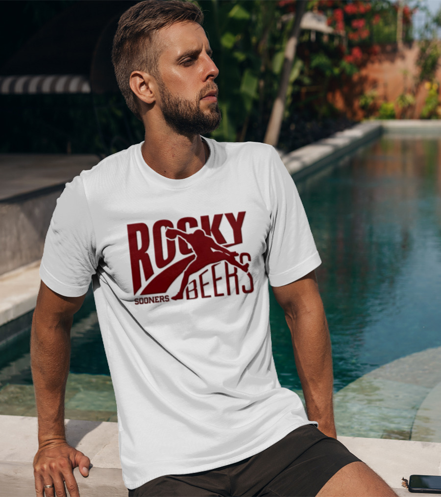 Rocky Beers Sooners Football Oklahoma Fan T-Shirt