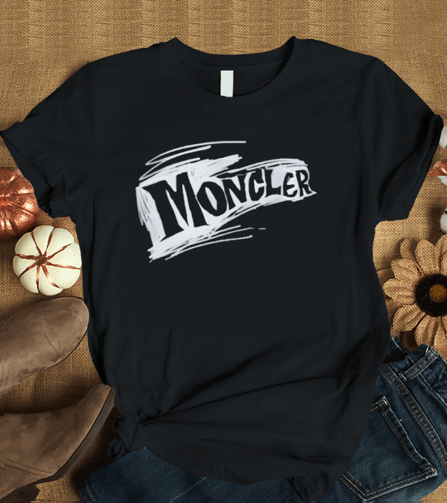 Moncler Scribble Luxury Fashion Exclusive Collection T-Shirt