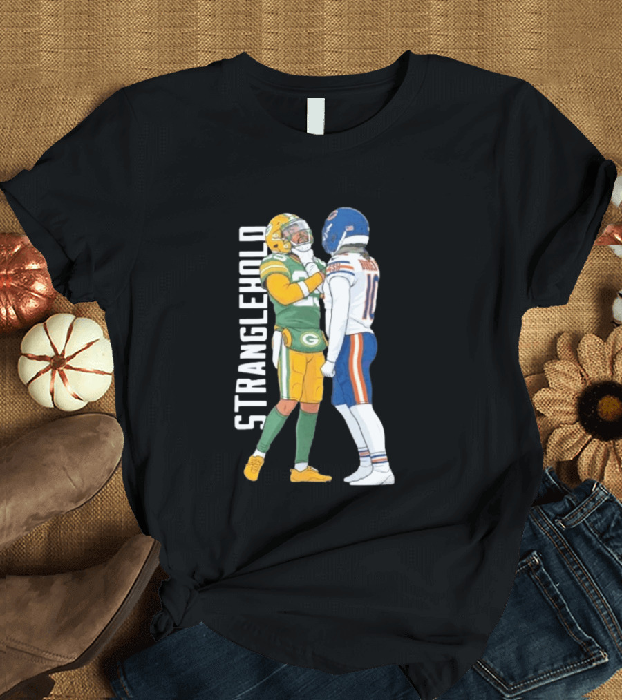 Luther Burden Keisean Nixon Stranglehold Packers Vs Bears Showdown T-Shirt
