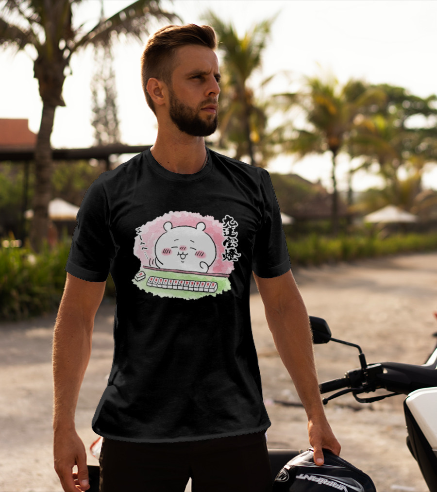 Chiikawa Usagi Mahjong Nine Gates Merch T-Shirt